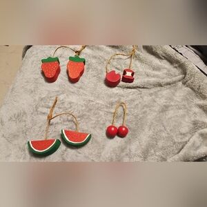 Fruit-Themed Hanging Ornaments